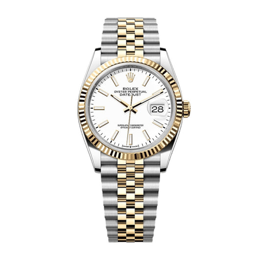 Rolex Datejust 36 Oyster, 36 mm, Oystersteel and yellow gold