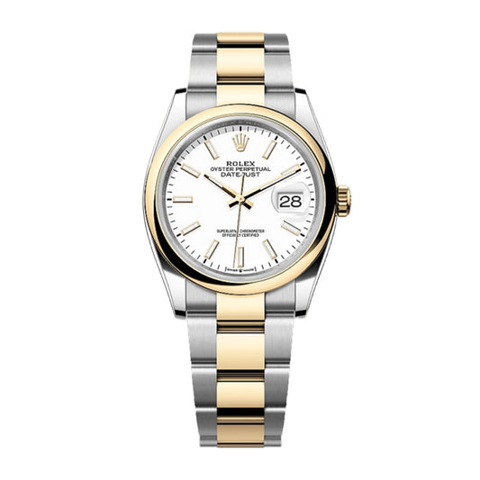 Rolex Datejust 36 Oyster, 36 mm, Oystersteel and yellow gold