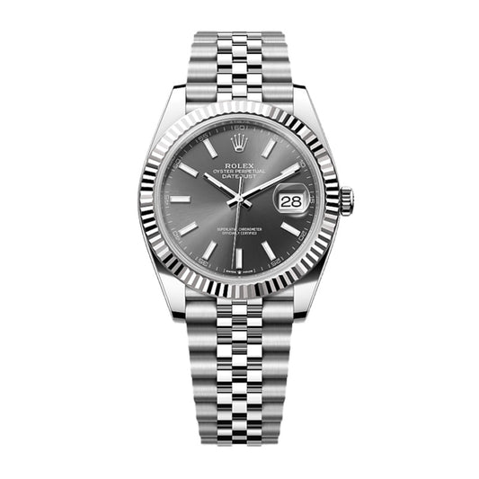Rolex Datejust 41 Oyster, 41 mm, Oystersteel and white gold