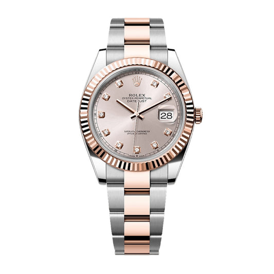 Rolex Datejust 41 Oyster, 41 mm, Oystersteel and Everose gold