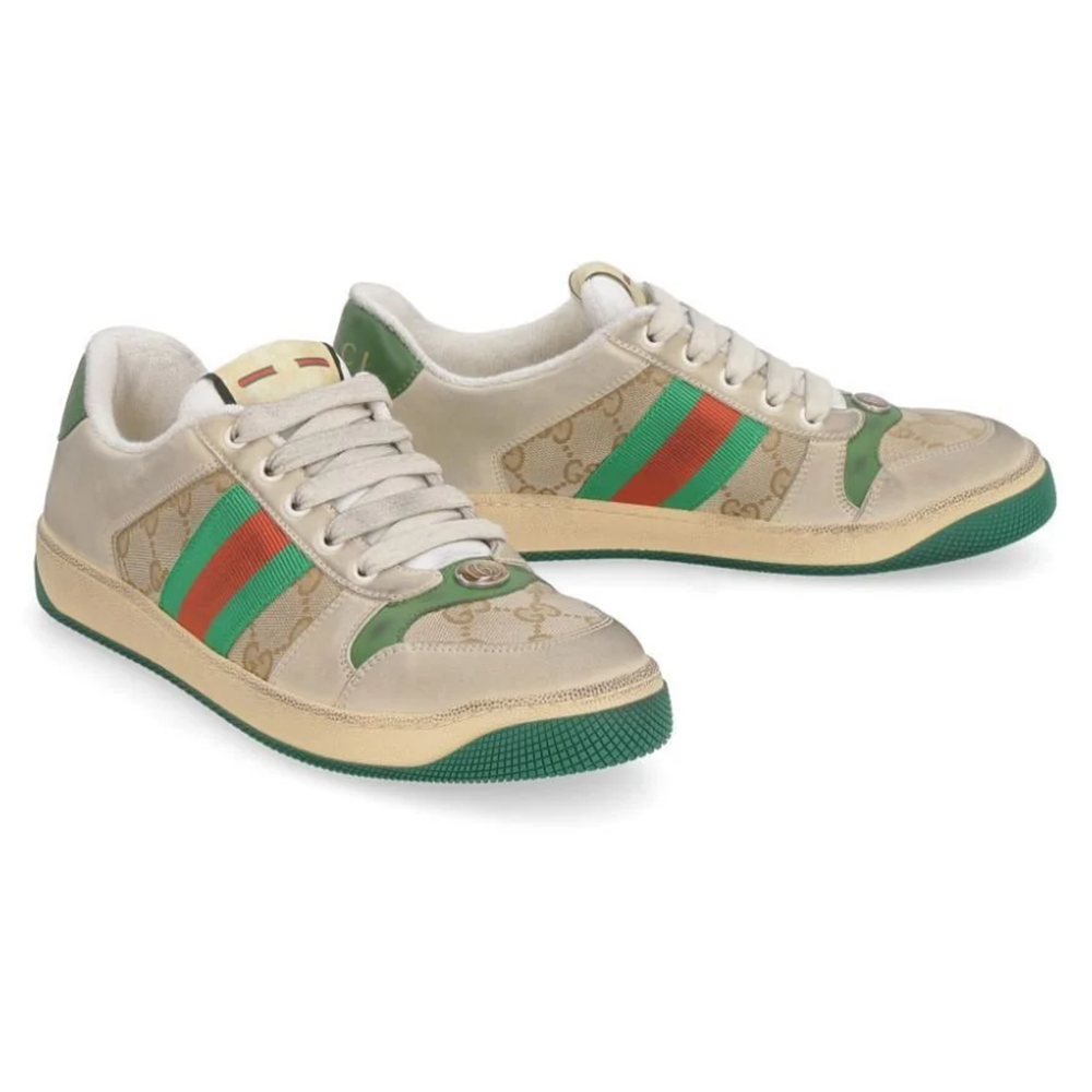 Gucci Screener Lace-up Sneakers