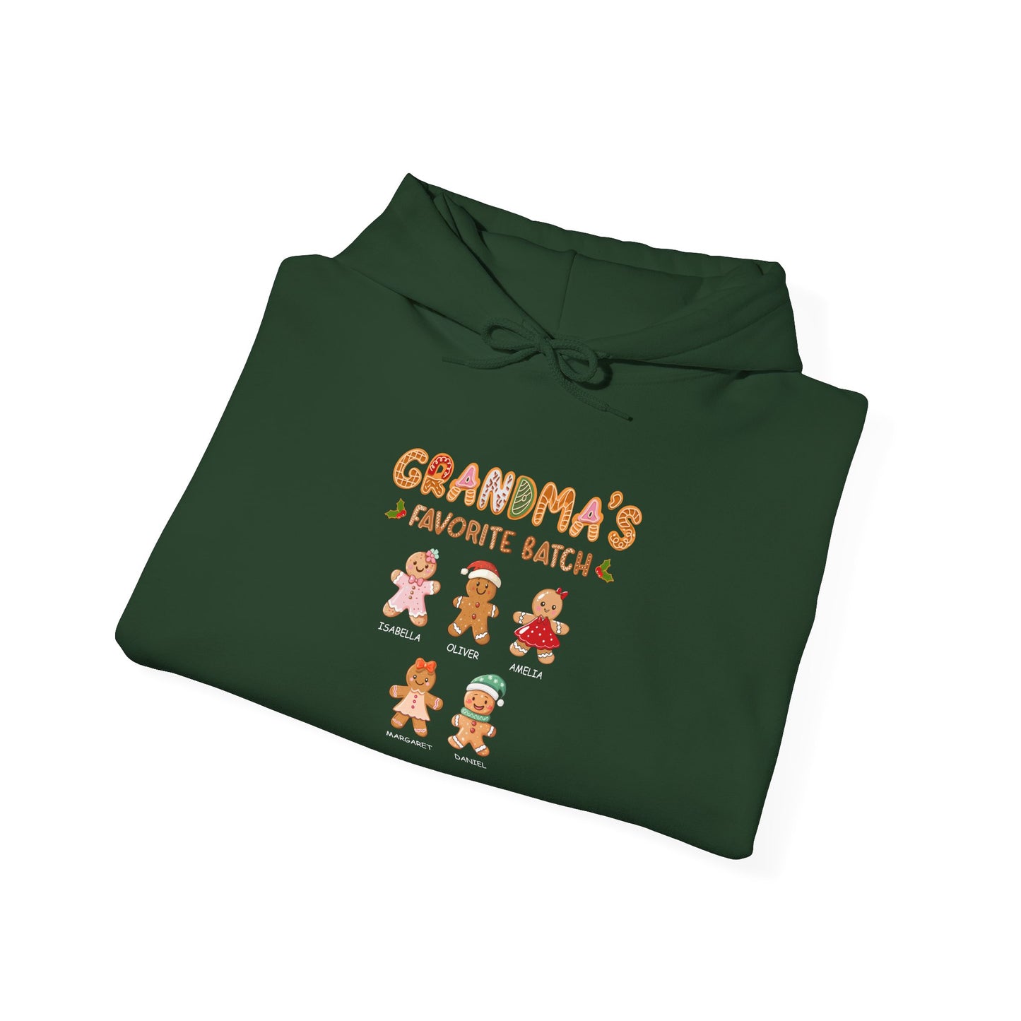 Grandma’s Favorite Batch Custom Name Hoodie – Christmas Family Matching Outfit